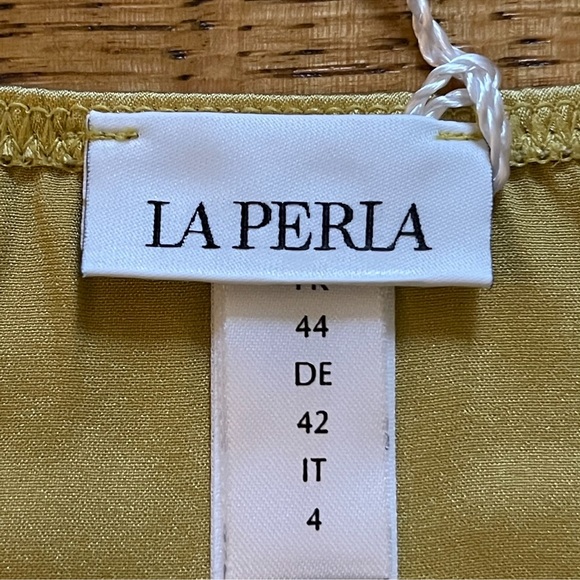 NWT La Perla Zigzag Soutache Thong Panties - Picture 3 of 16